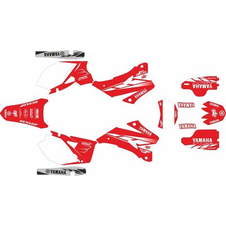 _Kit Adhesivos Completo Yamaha WR 450 F 07-11 Rojo | SK-YWR450F0711RD-P | Greenland MX_