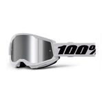_Masque 100% Strata 2 M2 Écran Miror Blanc | 50028-00019-P | Greenland MX_