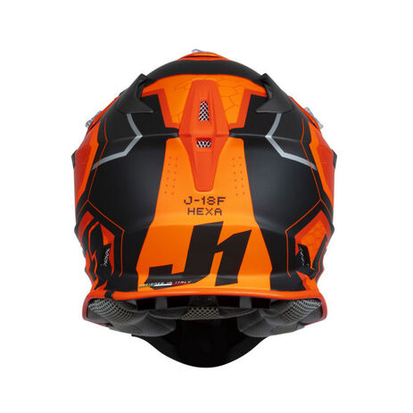_Just1 J-18 Hexa Helmet Orange | 606003025100702-P | Greenland MX_