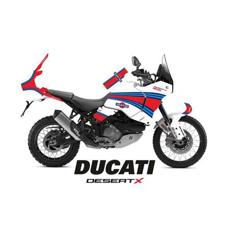 _Kit Autocollant Complète Ducati DesertX 22-23 Martini Edition | SK-DUDESX22MAR-P | Greenland MX_