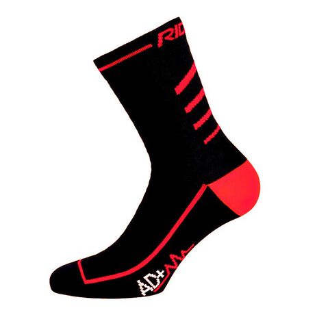 _Riday Extralight Short Socks Black/Red | ADS0002.003 | Greenland MX_