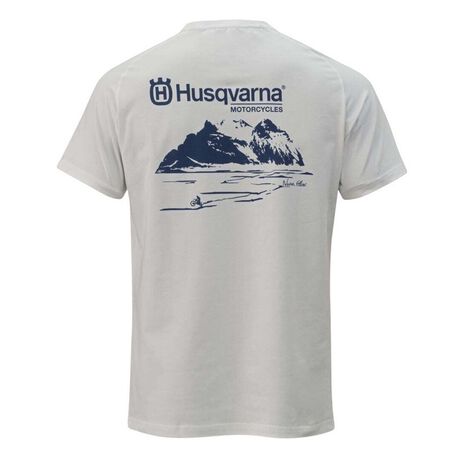 _Camiseta Husqvarna Never Follow Blanco | 3HS240033900 | Greenland MX_