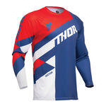 _Maillot Thor Sector Checker Blue Marin/Rouge | 2910-7603-P | Greenland MX_