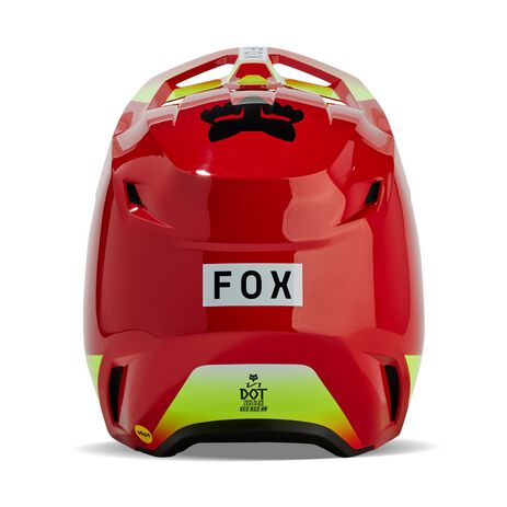 _Casco Fox V1 Ballast Rojo Fluor | 31373-110-P | Greenland MX_