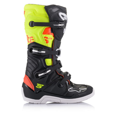 _Alpinestars Tech 5 Boots Black/Red/ Yelloww | 2015015-1355 | Greenland MX_