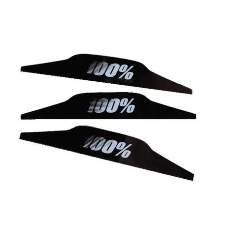 _100% Mud Flaps Pack 3 Units for Speedlab Vision System (SVS) | 51023-010-02 | Greenland MX_