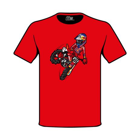 _Camiseta Oficial JP61 Bee Gee Rojo | JP61-50RD-P | Greenland MX_