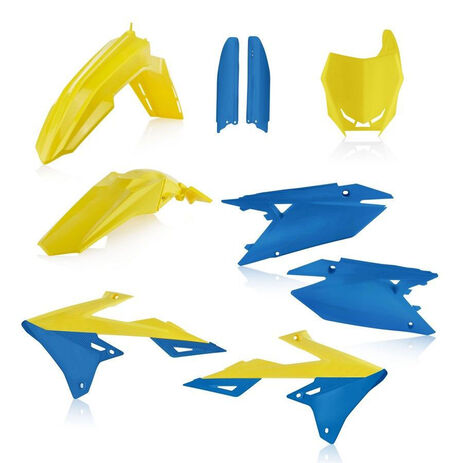 _Full Kit Plásticos Acerbis Suzuki RMZ 250 19-24 RMZ 450 18-24 Azul/Amarillo | 0023067.274 | Greenland MX_