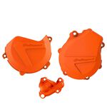 _Polisport Clutch+Ignition+Water Pump Cover Protector Kit KTM EXC-F 450/500 17-22 | 90992-P | Greenland MX_