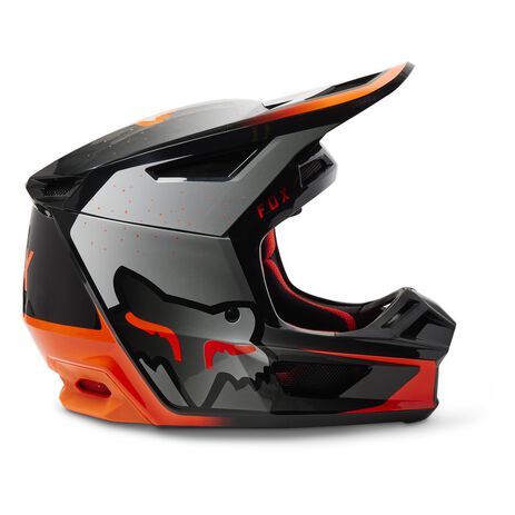_Fox V2 Vizen Helmet Orange Fluo | 29650-824 | Greenland MX_