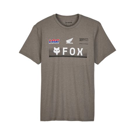 _Camiseta Fox x Honda Gris | 32058-185-P | Greenland MX_