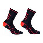 _Chaussettes Courtes Riday Extralight Noir/Rouge | ADS0002.003 | Greenland MX_