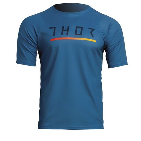 _ Thor Assist MTB Caliber Short Sleeve Jersey Turquoise | 5020-0013-P | Greenland MX_