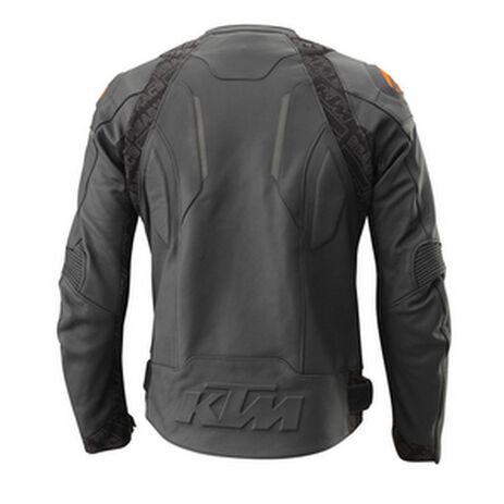 _Chaqueta KTM Helical Leather Negro/Naranja | 3PW230000702-P | Greenland MX_