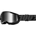 _100% Youth Goggles Strata 2 Black Mirror Lens | 50032-00001-P | Greenland MX_