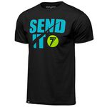 _Camiseta Seven Send It Negro/Azul Ciano | SEV1500079-041-P | Greenland MX_