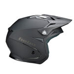 _Hebo Trial Zone 5 Air Monochrome Helmet Mate Black | HC1125NL-P | Greenland MX_