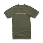 _Camiseta Alpinestars Heritage Logo Verde | 1213-72540-6959-L-P | Greenland MX_