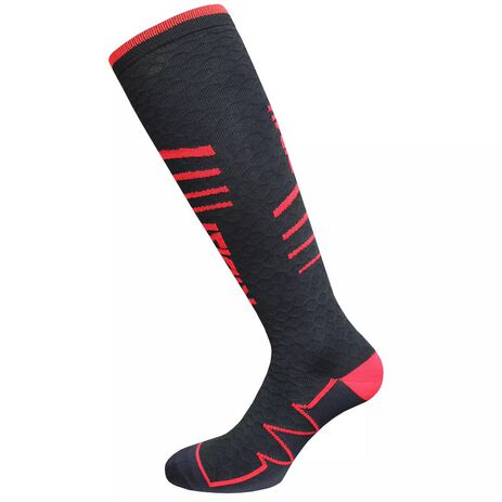 _Chaussettes Longues Riday Extralight Nexus Active Noir/Rouge | ADS0001.003-P | Greenland MX_