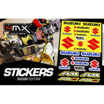 _4MX Assorted Stickers Suzuki | 01KITA606S | Greenland MX_