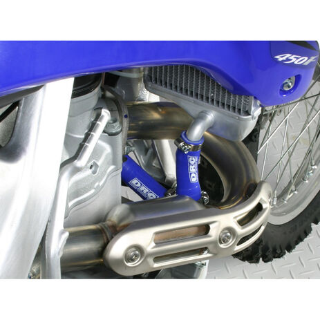 _DRC Yamaha YZ 450 F 14-16 Radiator Hose Blue | D47-01-702 | Greenland MX_