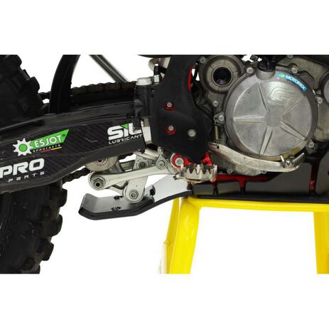 _Crosspro Engine and Link Guard DTC Hard Enduro 8mm KTM SX 250 20-22 HQV TE 250/300 20-23 Black | 2CP24102020300 | Greenland MX_
