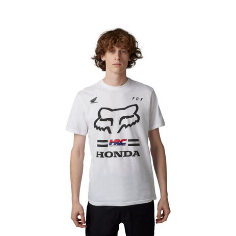 _Camiseta Fox X Honda II Blanco | 30527-190-P | Greenland MX_