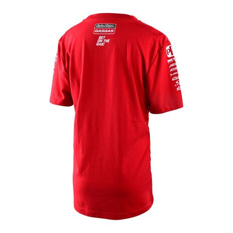 _Camiseta Infantil Gas Gas Team Troy Lee Designs Rojo | 3GG220051406-P | Greenland MX_