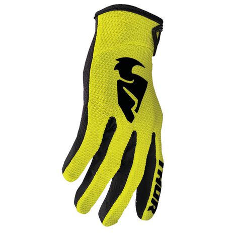 _Thor Sector Youth Gloves Fluo Yellow | 3332-1733-P | Greenland MX_