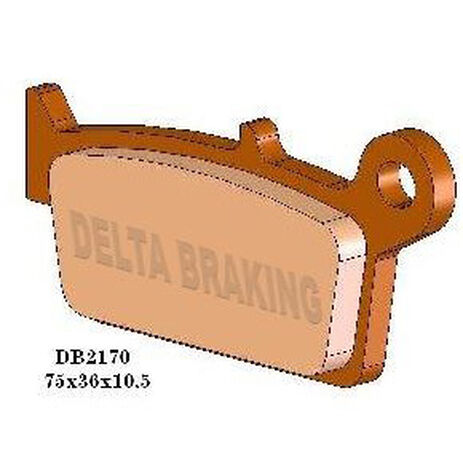 _Delta Rear Brake Pads Gas Gas 00-08 KX 125/250 95-08 RM 125 96-08 RM 250 96-06 YZ 125 98-02 TM EN 300 01-13 MX/125/250/300 01-13 | DB2170 | Greenland MX_
