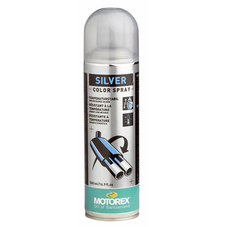 _Motorex Black Silver Spray 500 Ml | MT179F00PM | Greenland MX_