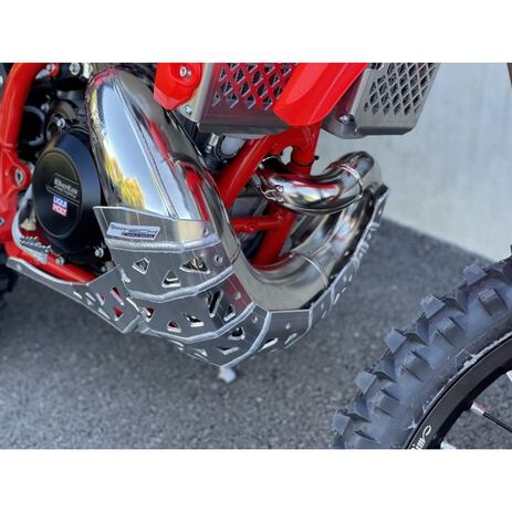 _P-Tech Skid Plate with Exhaust Pipe Guard Beta RR 250/300 23-.. | PK025 | Greenland MX_