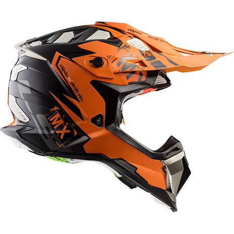 _LS2 MX470 Subverter Emperor Helmet Black/Orange | 404702252P | Greenland MX_