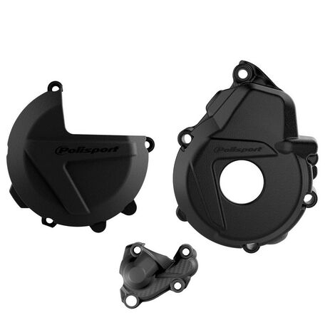 _Polisport Clutch+Ignition+Water Pump Cover Protector Kit HVA FE 250 19-22 KTM EXC-F 250 17-22 | 90982-P | Greenland MX_
