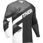 Thor Sector Checker Youth Jersey Black XXS, , hi-res