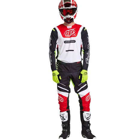 _Troy Lee Designs GP Pro Blends Jersey White/Red | 377027032-P | Greenland MX_
