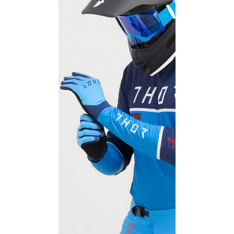 _Thor Agile Solid Gloves Blue | 3330-7681-P | Greenland MX_