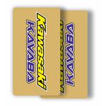 _Vinyl Fork Protection Sticker Set KAYABA Kawasaki Retro | SS-KYBKWRE-P | Greenland MX_