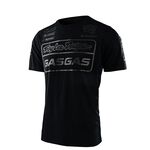 _Troy Lee Designs Gas Gas Team T-Shirt Glossy Black | 701599012-P | Greenland MX_