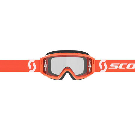 _Scott Primal Goggles Clear Lens Orange/White | 2785981362113-P | Greenland MX_