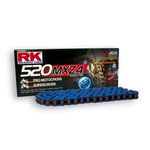 _Cadena RK 520 MXZ4 Super Reforzada 120 Pasos Azul | TC-RKMXZ4BL-P | Greenland MX_