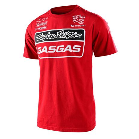 _Camiseta Gas Gas Team Troy Lee Designs Rojo | 3GG220050802-P | Greenland MX_