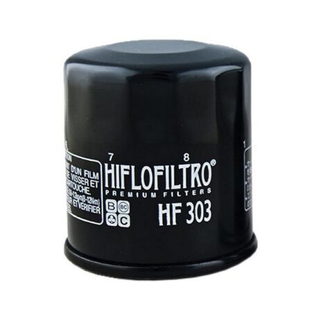 _Hiflofiltro Yamaha YFM 660 Grizzly 03-04 Oil Filter | HF303 | Greenland MX_