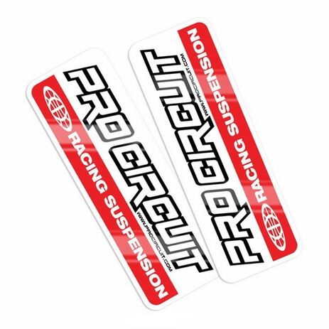 _Autocollants Fourche Pro Circuit Standard | DCFD-RED | Greenland MX_