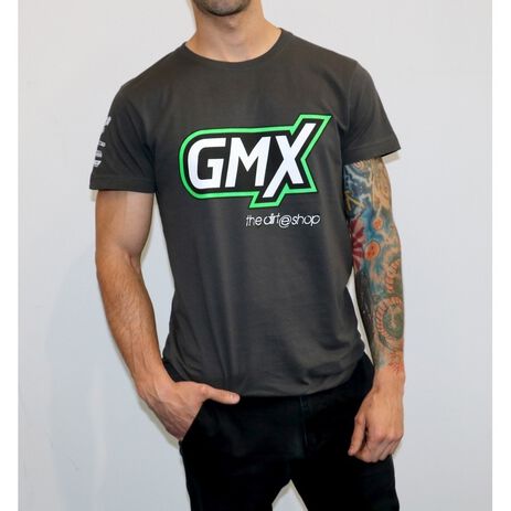 _Camiseta Logo GMX Gris | PU-TGMX16GY | Greenland MX_