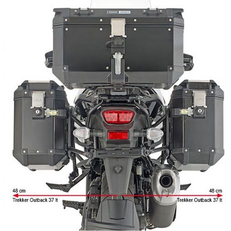 _Givi Specific PL One-Fit Pannier Holder for Monokey Cam-Side Trekker Outback Case Suzuki V-Strom 1050 20-.. | PLO3117CAM | Greenland MX_