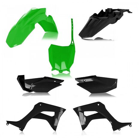 _Full Kit Plásticos Acerbis Honda CRF 110 F 19-21 Negro/Verde | 0024606.377-P | Greenland MX_