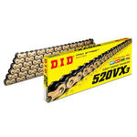 _DID VX3 520 FJ 118 Links O'Ring Chain with Clip Gold Serie | CD520VX3G118FB-P | Greenland MX_