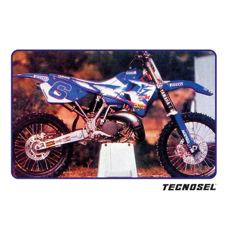 _Kit Deco + Housse de Selle Tecnosel Replica Team Yamaha 1998 YZ 125/250 96-01 | 82V02 | Greenland MX_