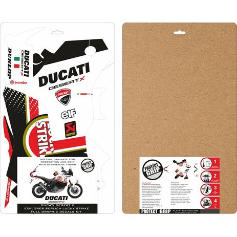 _Kit Adhesivos Completo Ducati DesertX 22-23 Lucky Edition | SK-DUDESX22LU-P | Greenland MX_